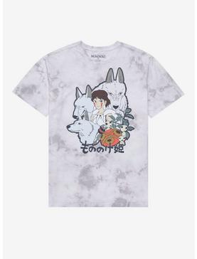 Plus Size Studio Ghibli Princess Mononoke San & Wolves Portrait Tie-Dye T-Shirt - BoxLunch Exclusive, , hi-res