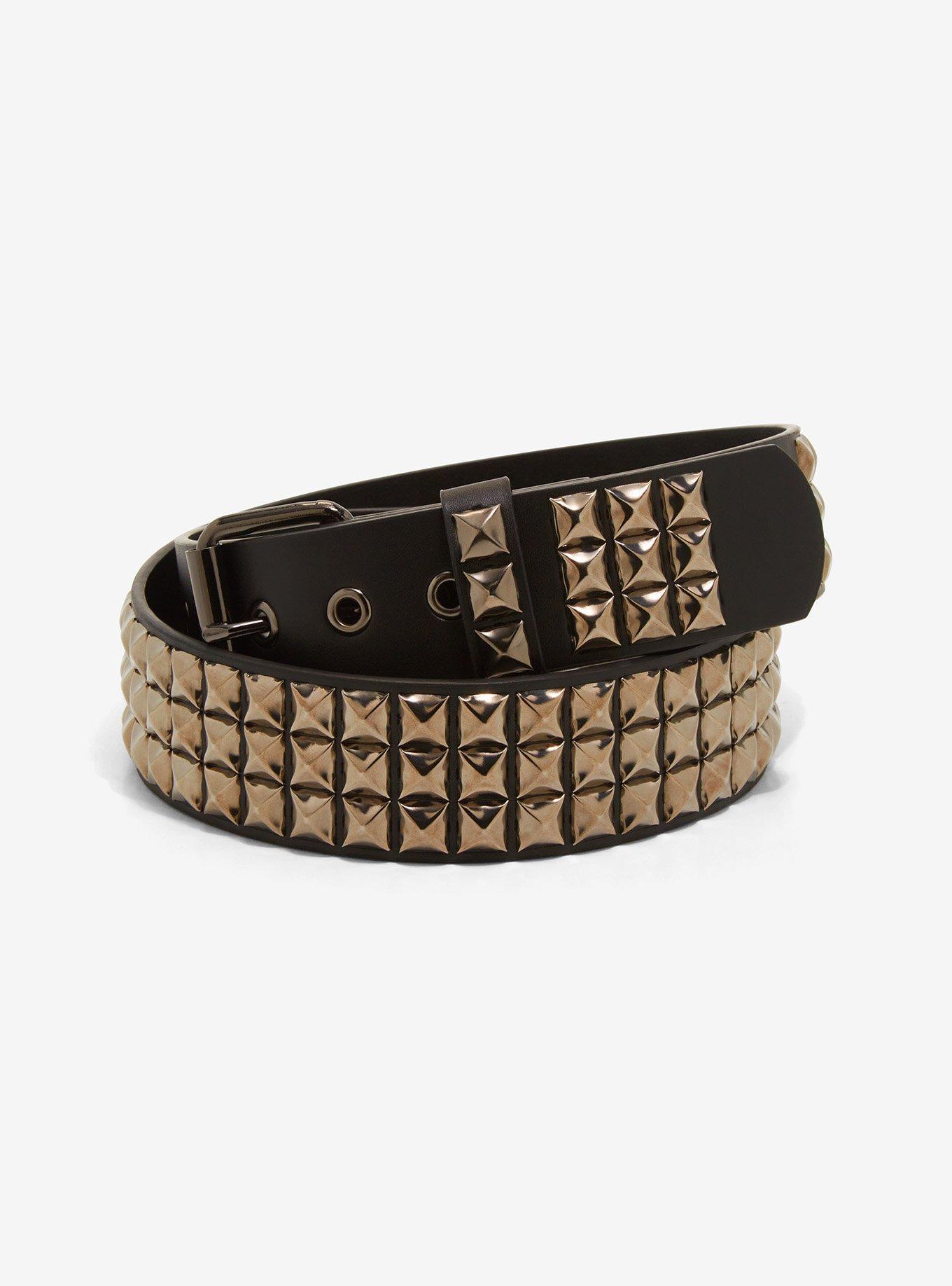 Gunmetal Ohm Buckle  Cool Womens Leather Belt – Obscure Belts