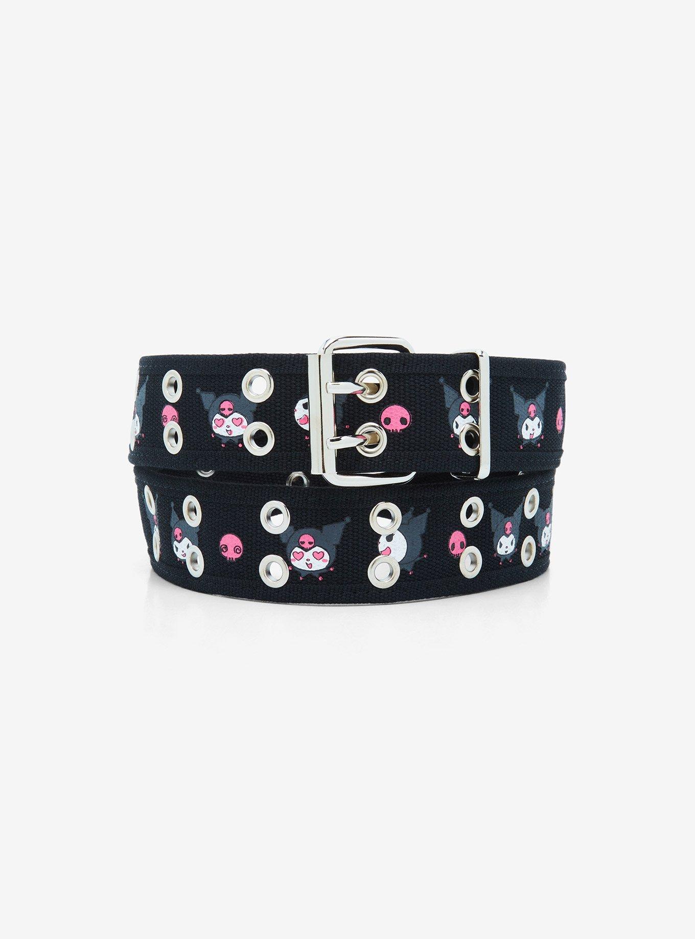 Kuromi Grommet Belt Hot Topic