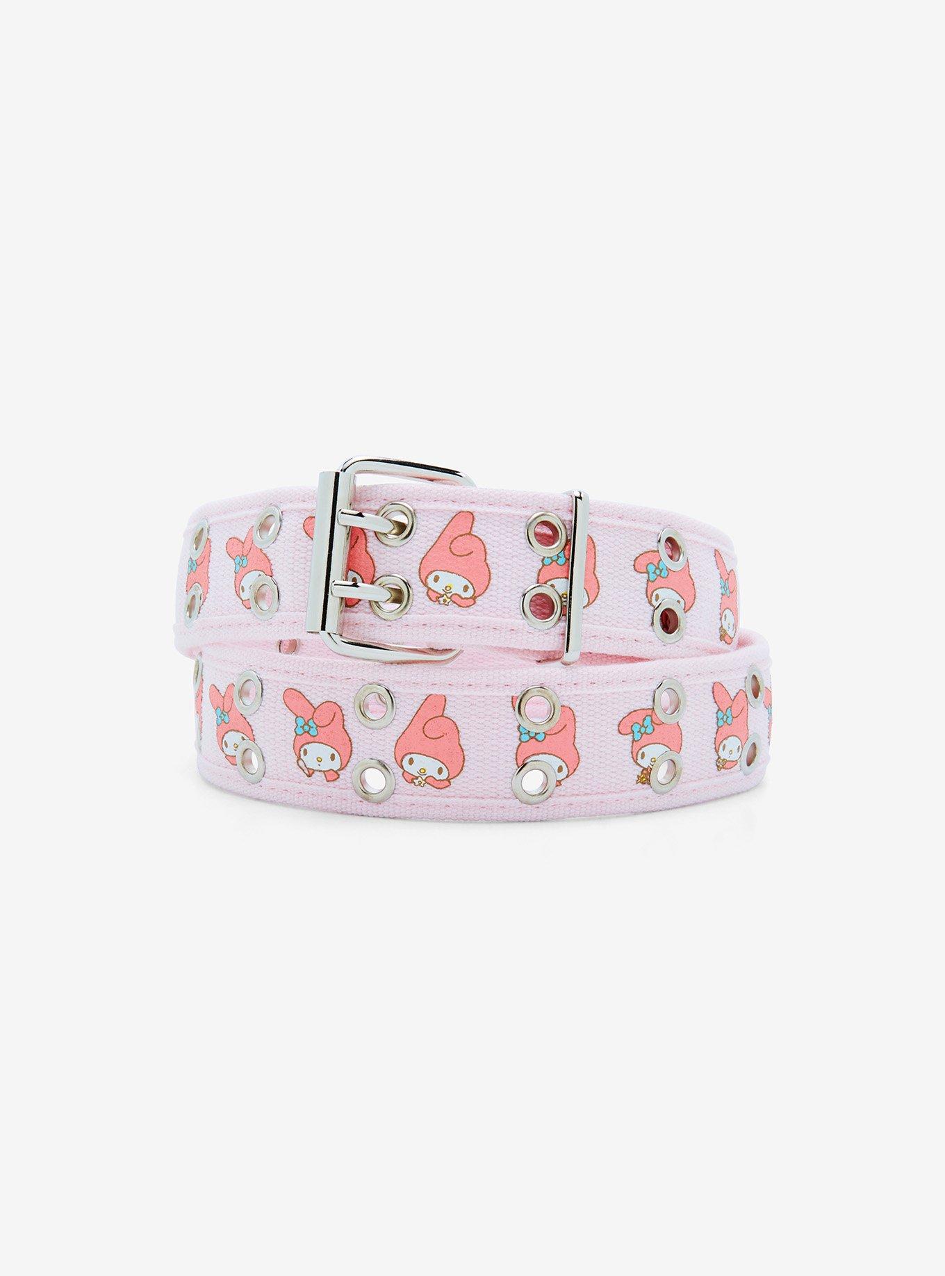 My Melody Grommet Belt, PINK, hi-res