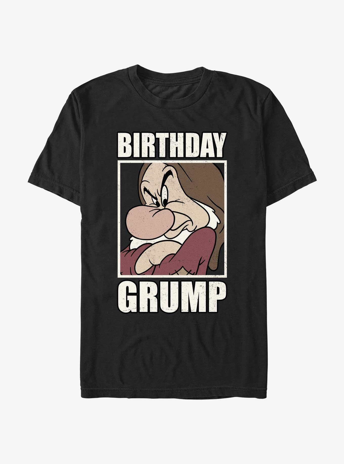 Disney Snow White and the Seven Dwarfs Grumpy Bday T-Shirt, , hi-res