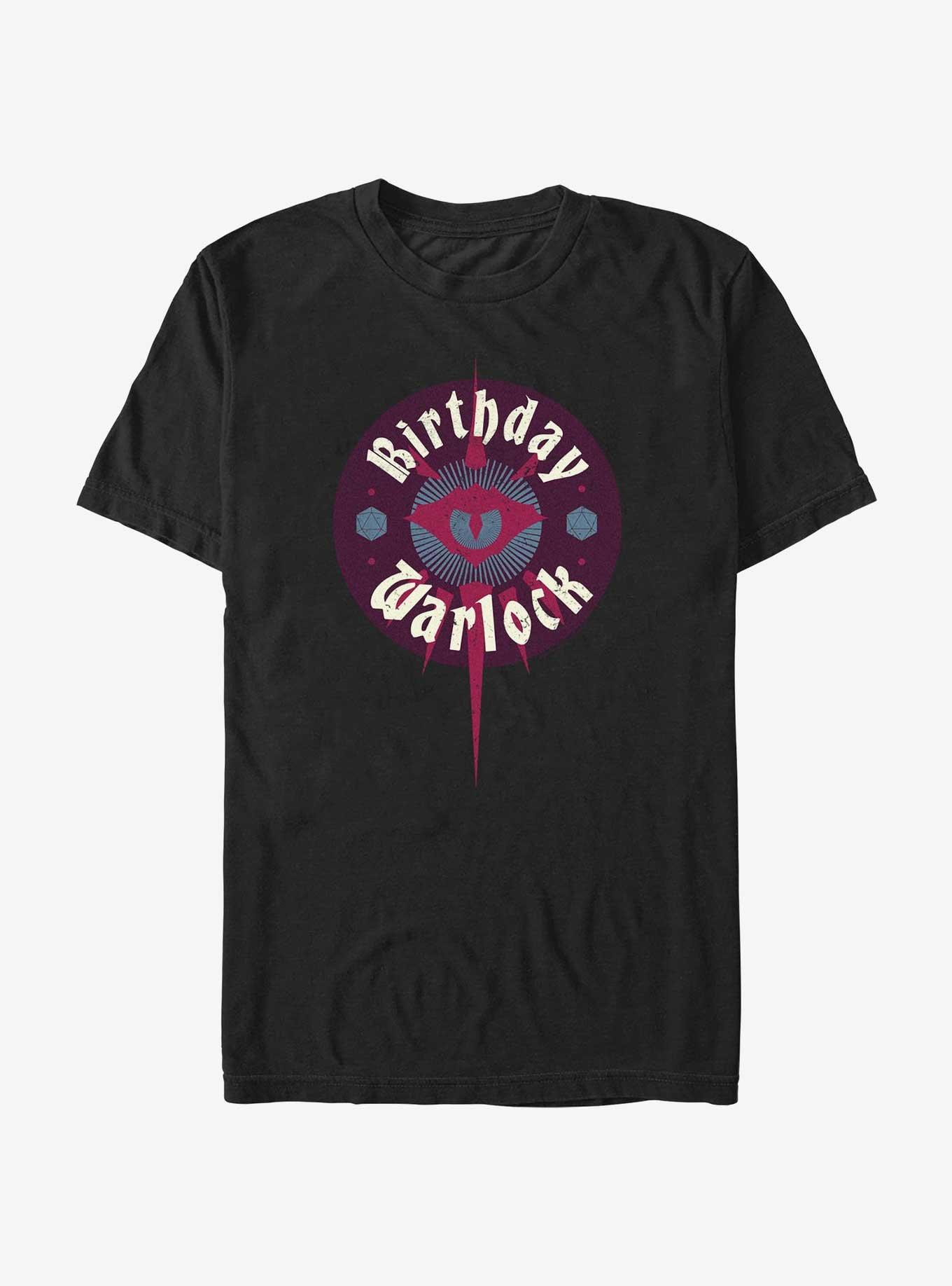 Dungeons & Dragons Birthday Warlock T-Shirt, , hi-res