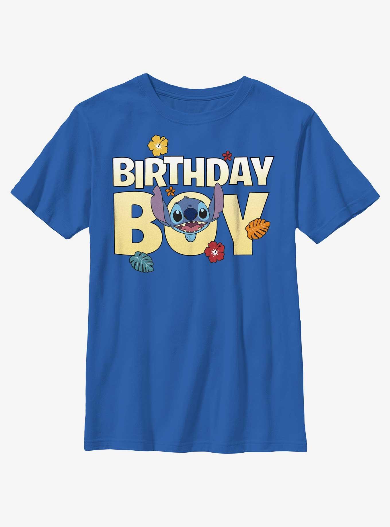 Disney Lilo & Stitch Birthday Boy Stitch T-Shirt, ROYAL, hi-res