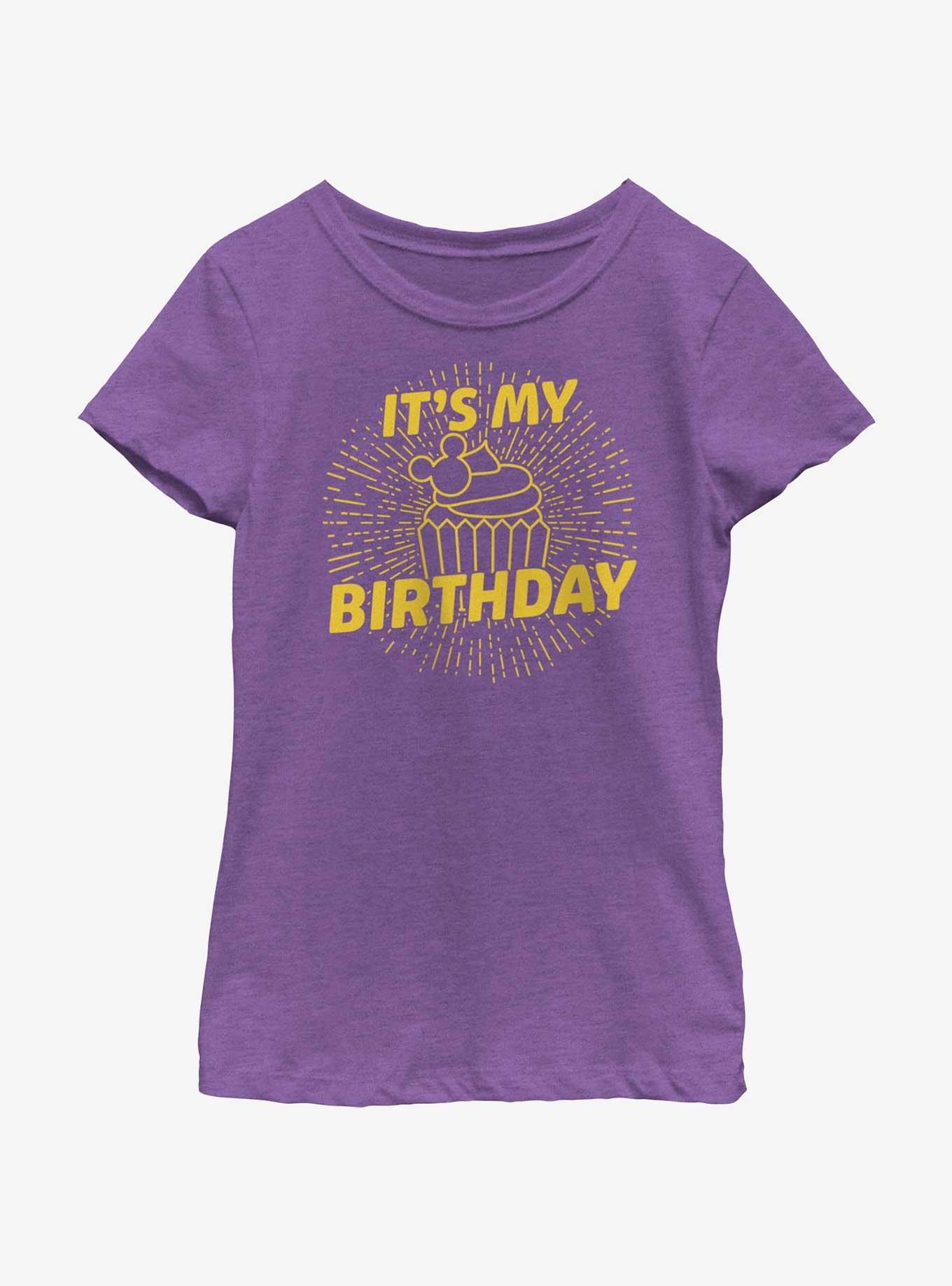 Disney Mickey Mouse Birthday Cupcake T-Shirt, , hi-res