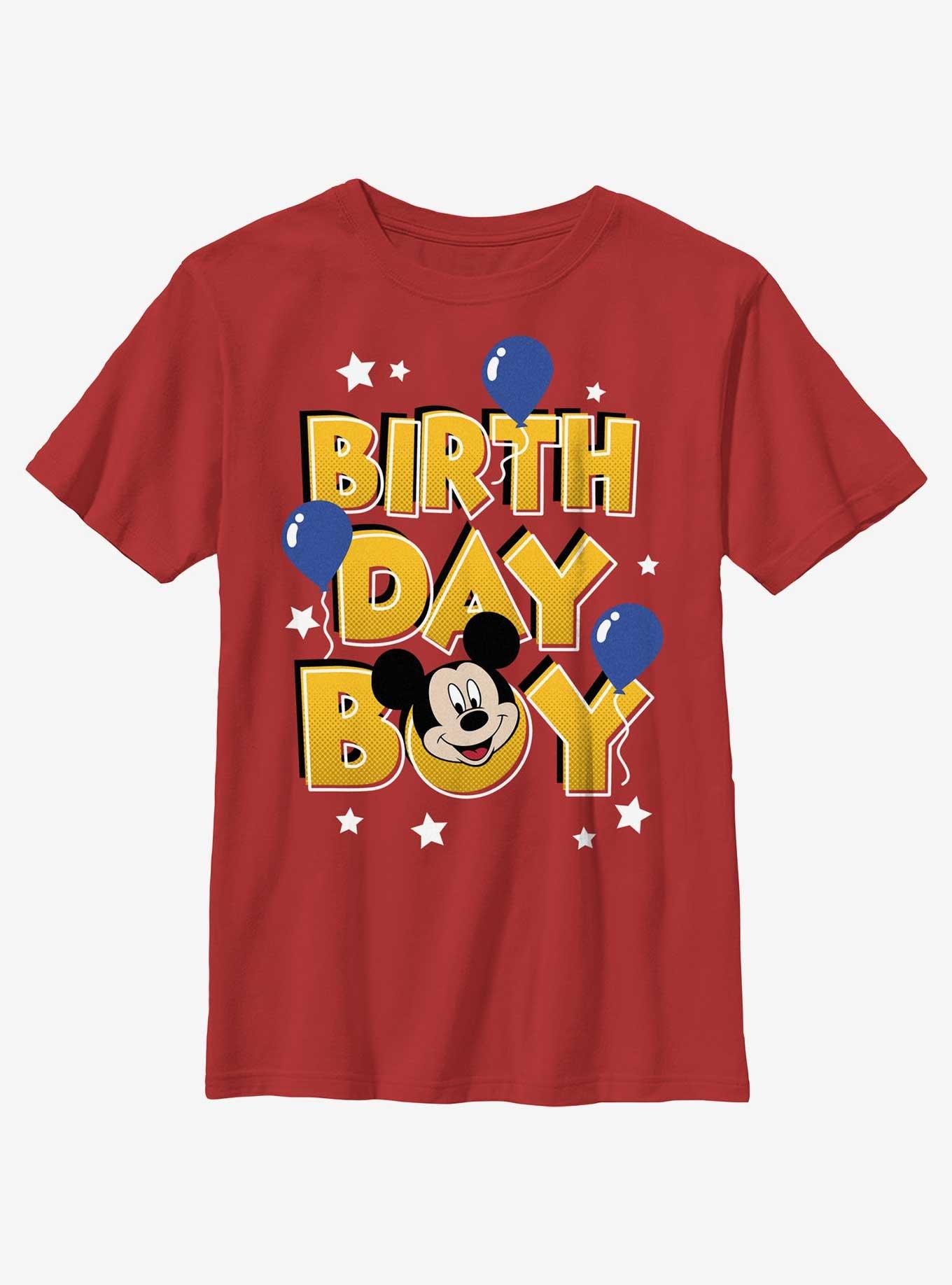 Birthday boy store mickey shirt