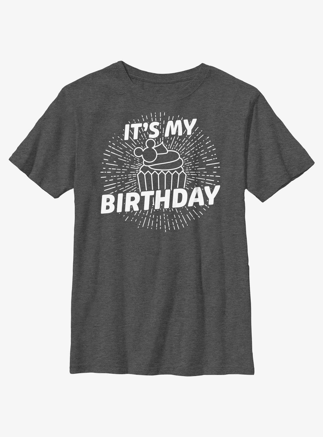 Disney Mickey Mouse Birthday Cupcake T-Shirt, , hi-res