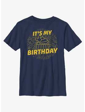 Disney Mickey Mouse Birthday Cupcake T-Shirt, , hi-res