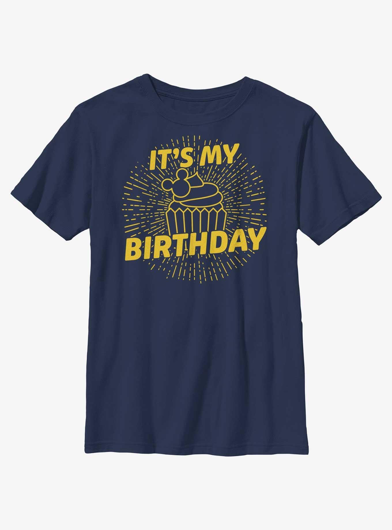 Disney Mickey Mouse Birthday Cupcake T-Shirt, , hi-res