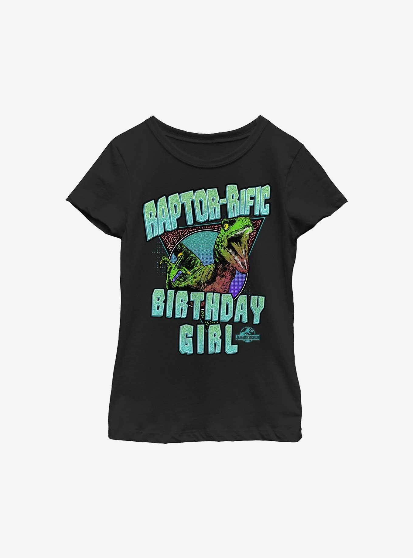 Jurassic Park Raptor Rific Bday Girl T-Shirt, , hi-res