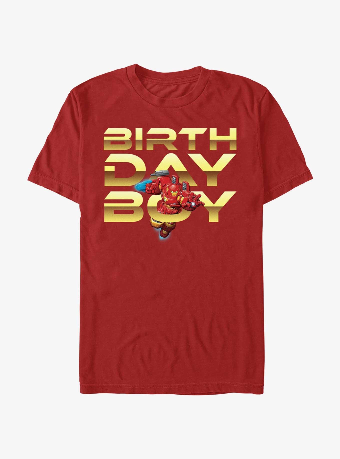 Marvel Iron Man Birthday T-Shirt, RED, hi-res