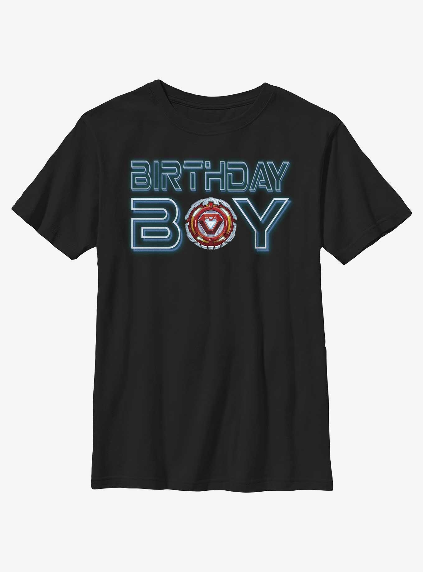 Marvel Iron Man Badge Bday T-Shirt, , hi-res