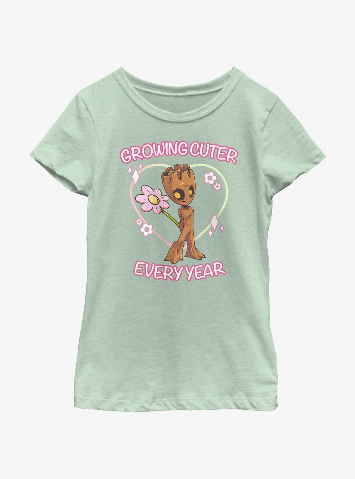 Marvel Guardians Of The Galaxy Guardians Growing Cuter Groot T-Shirt, MINT, hi-res
