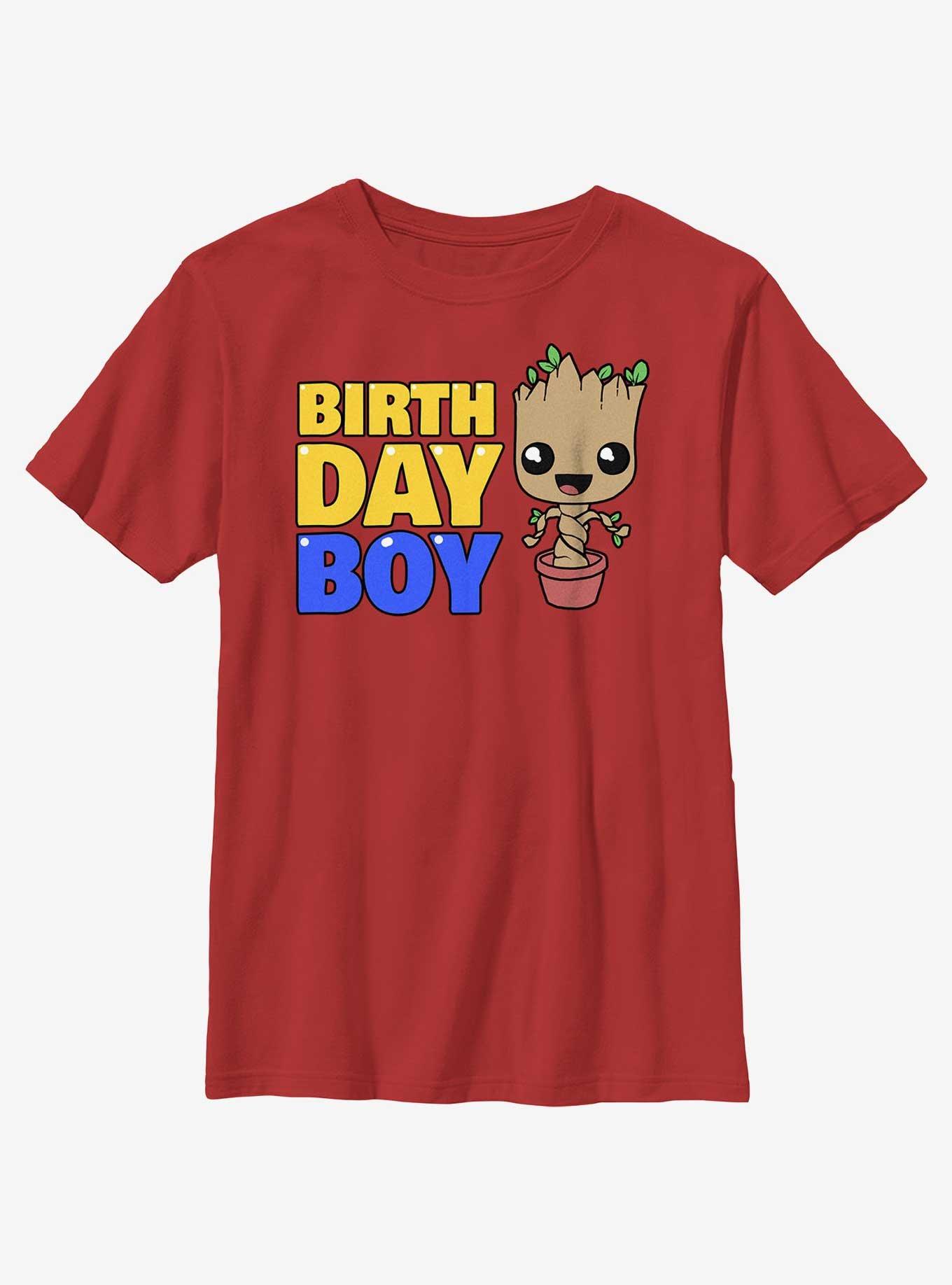 Marvel Guardians Of The Galaxy Guardians Birthday Boy Groot T-Shirt, , hi-res