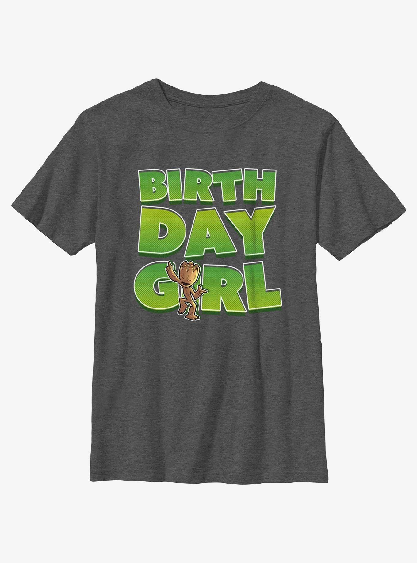 Marvel Guardians Of The Galaxy Groot Bday Girl T-Shirt