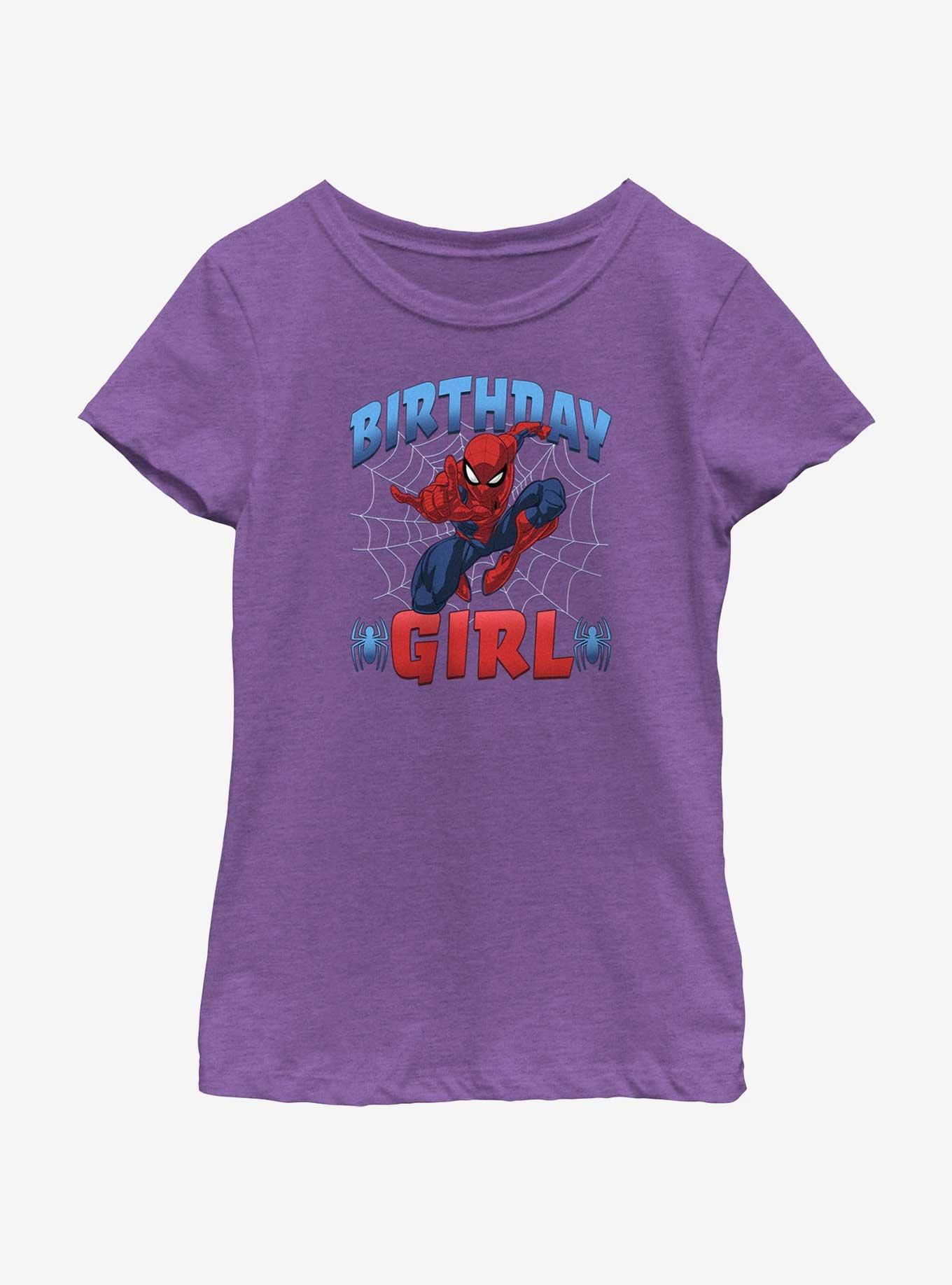 Marvel Spider-Man Spidey Bday Girl T-Shirt, , hi-res