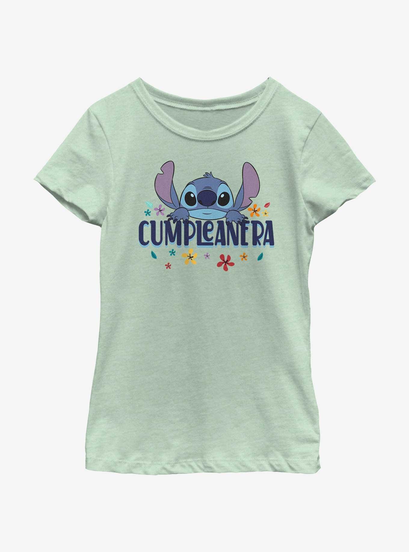 Disney Lilo & Stitch Bday Girl Stitch Spanish T-Shirt, MINT, hi-res