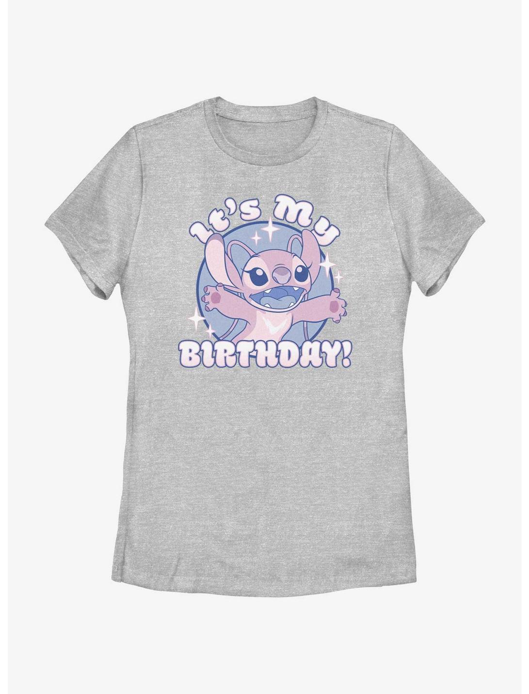Disney Lilo & Stitch Angel Birthday T-Shirt, ATH HTR, hi-res