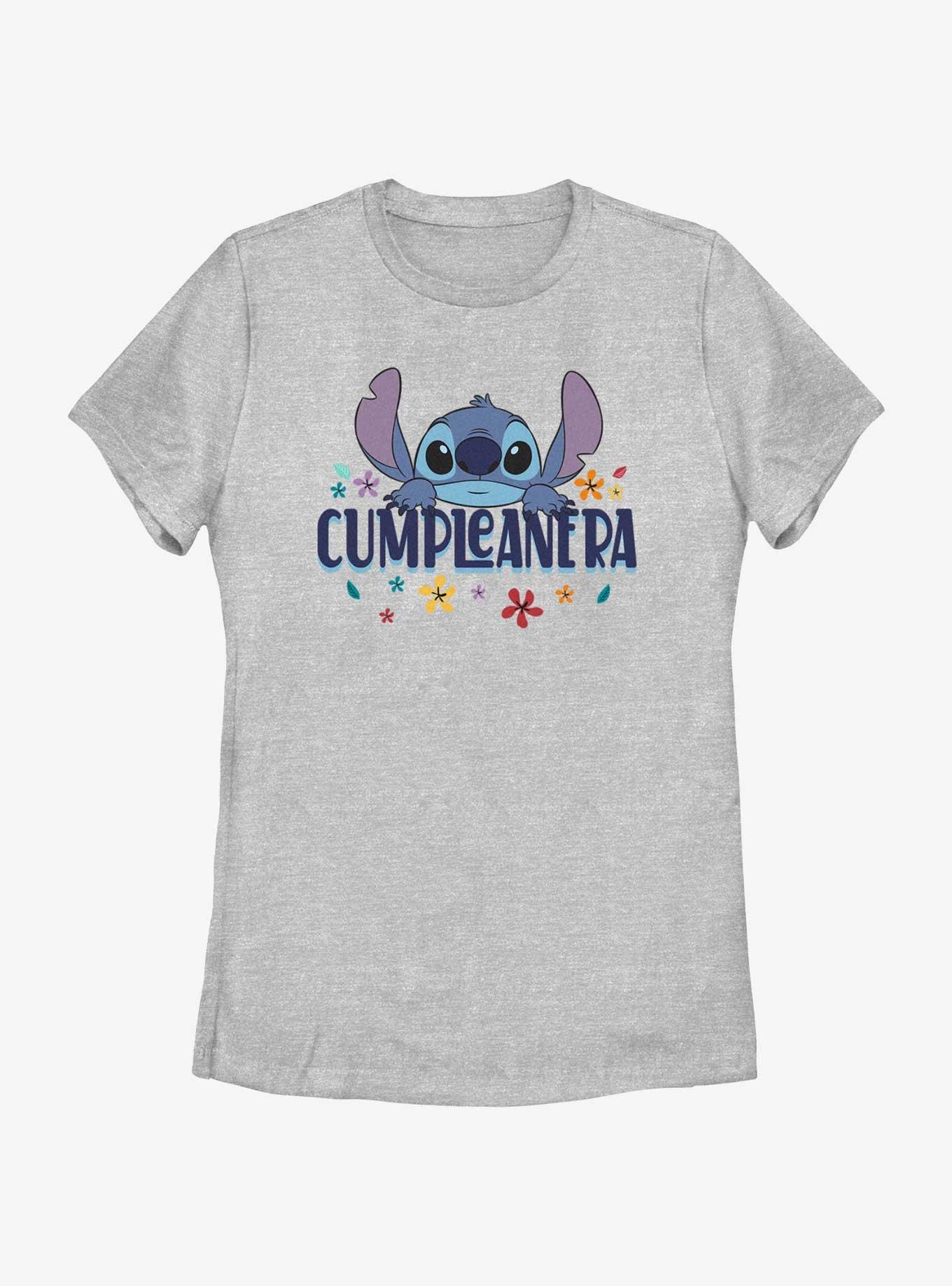 Disney Lilo & Stitch Bday Girl Stitch Spanish T-Shirt, ATH HTR, hi-res