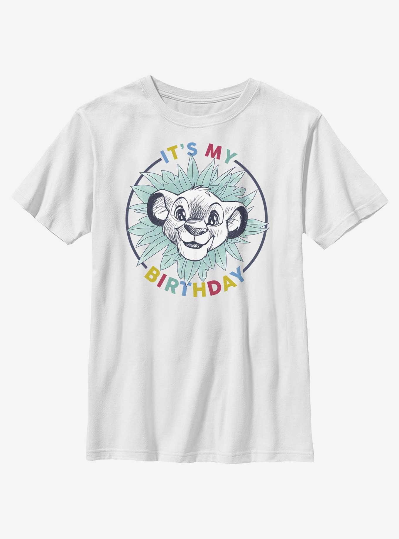 Disney Lion King Birthday Lion T-Shirt, WHITE, hi-res