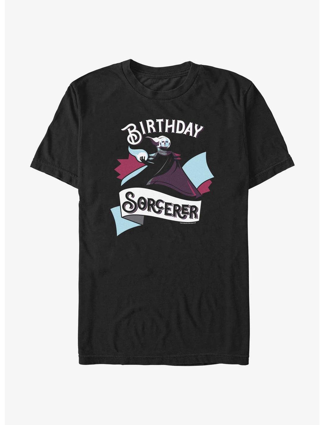 Dungeons & Dragons Birthday Sorcerer T-Shirt, BLACK, hi-res
