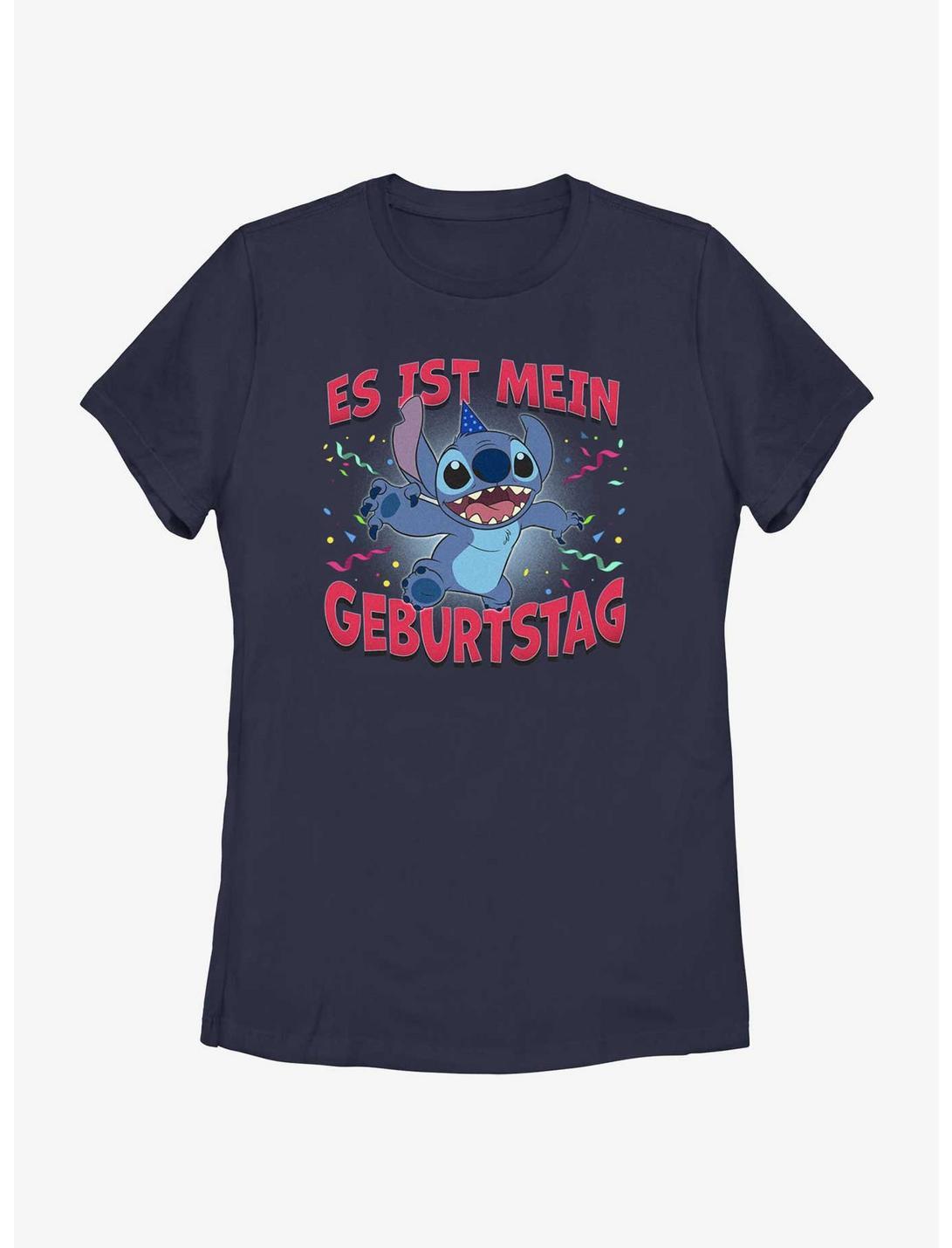 Disney Lilo & Stitch Stitch It's My Bday German T-Shirt, NAVY, hi-res