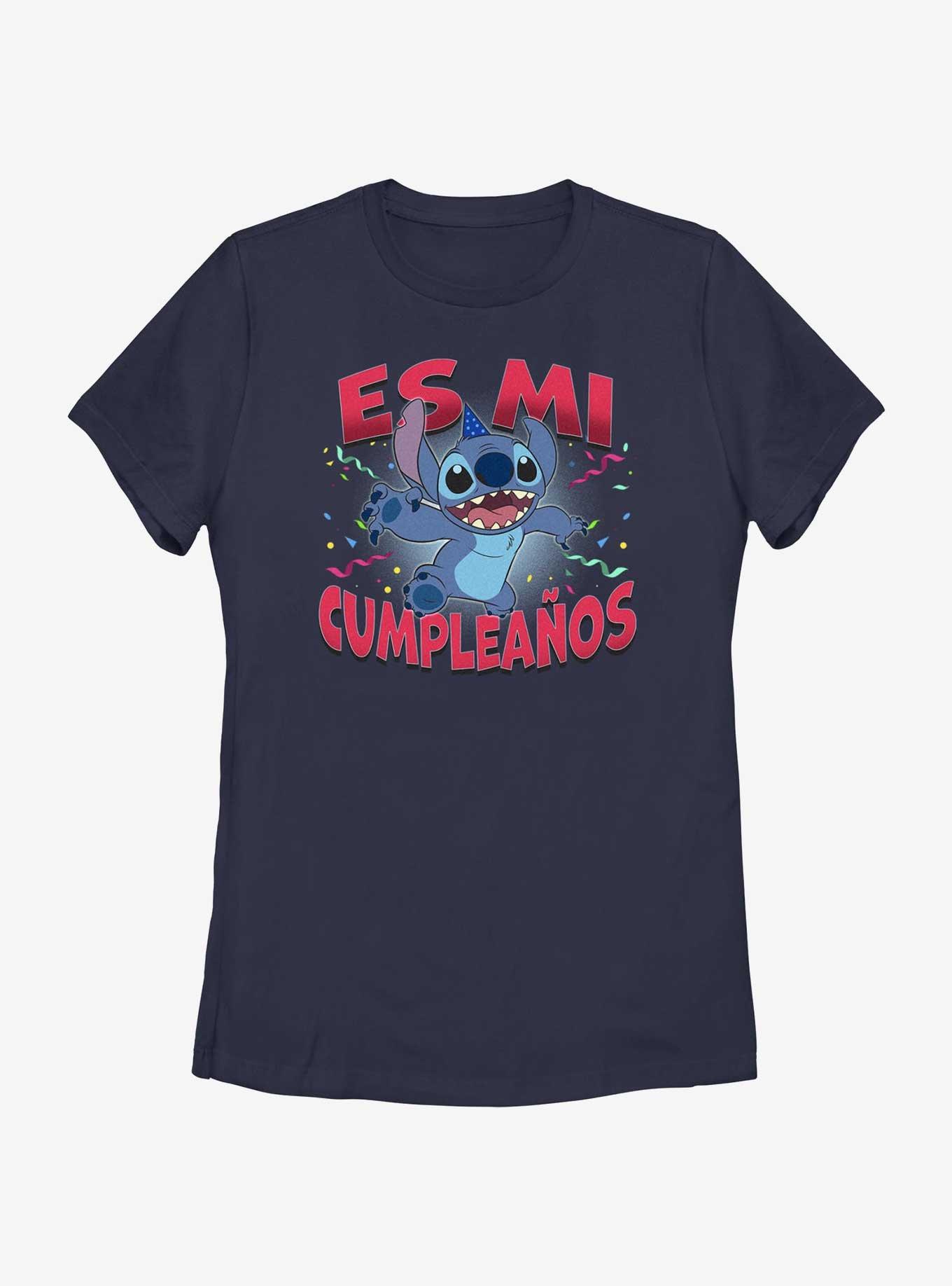 Disney Lilo & Stitch Stitch It'S My Bday Spanish T-Shirt, NAVY, hi-res