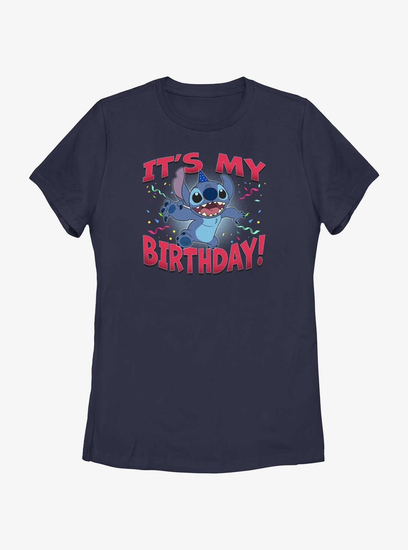 Disney Lilo & Stitch Stitch It'S My Bday T-Shirt, NAVY, hi-res
