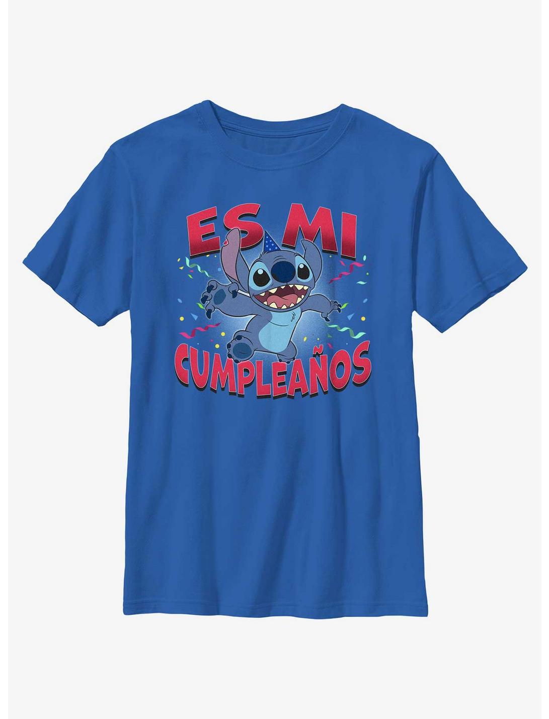 Disney Lilo & Stitch Stitch It'S My Bday Spanish T-Shirt, ROYAL, hi-res