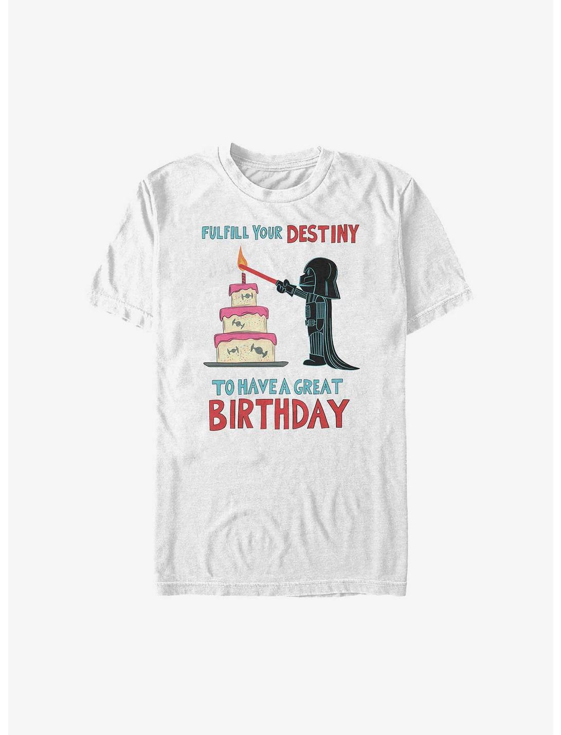 Star Wars Fulfill Your Birthday T-Shirt, WHITE, hi-res