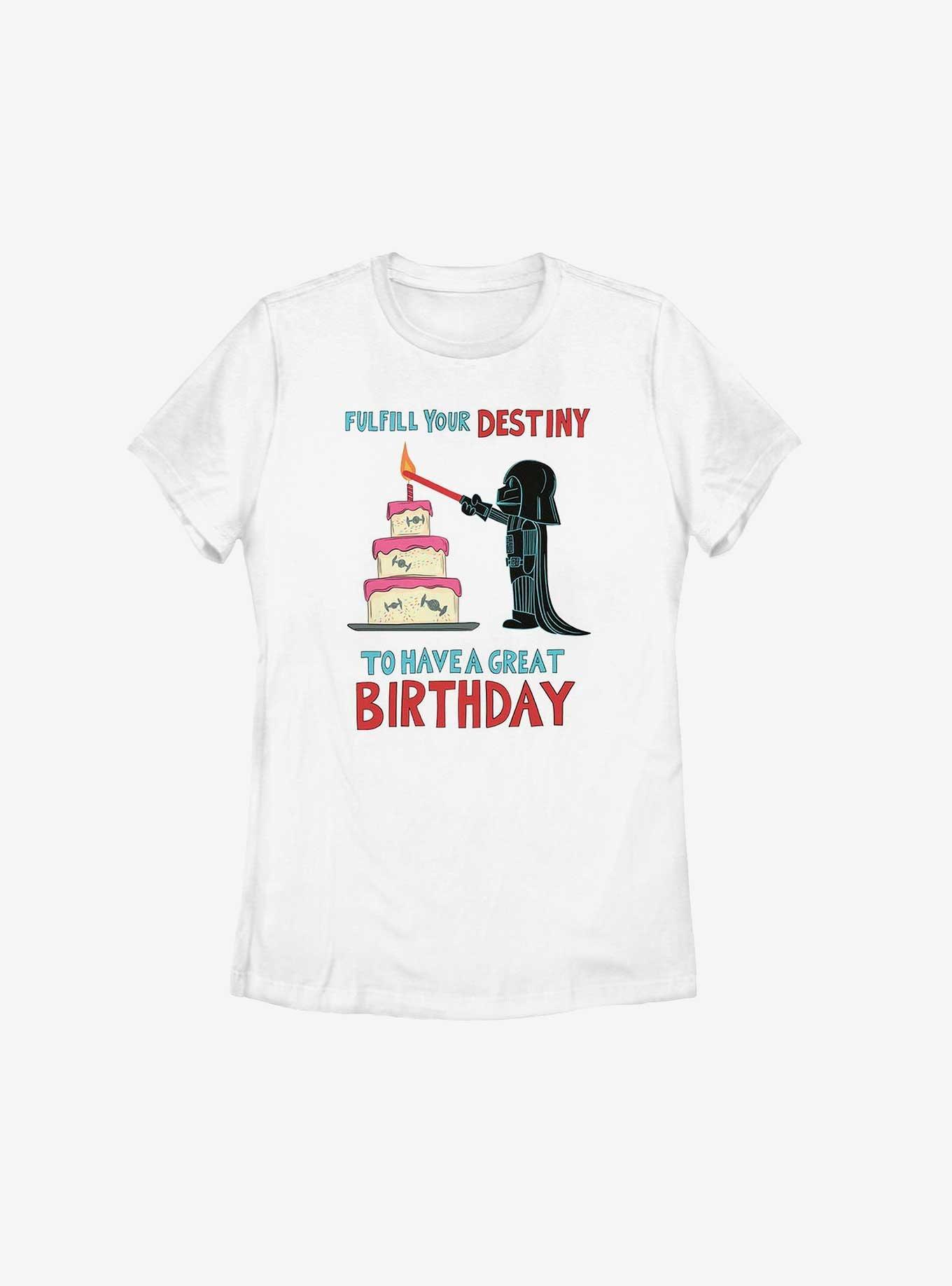 Star Wars Fulfill Your Birthday T-Shirt, WHITE, hi-res