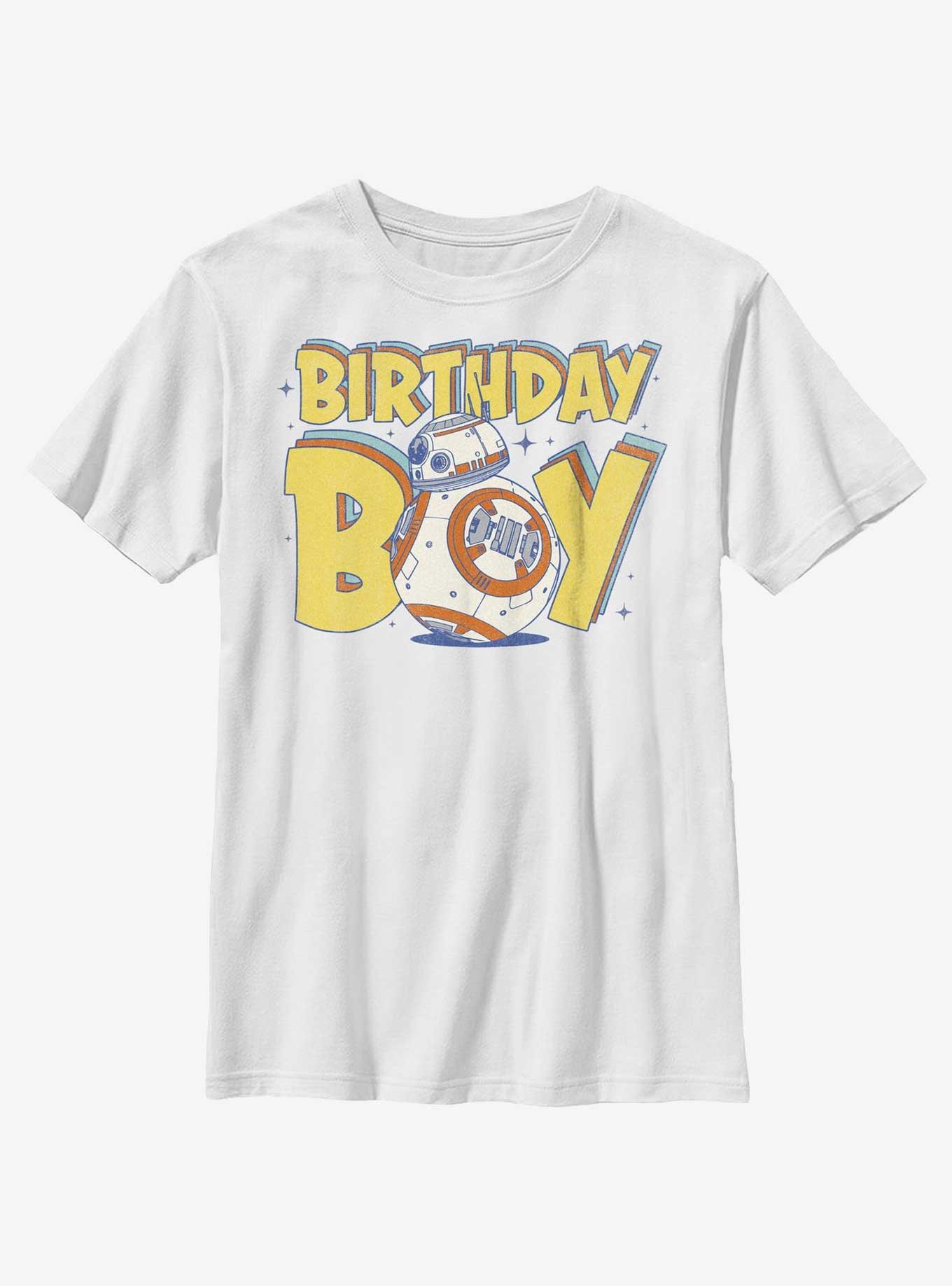 Star Wars BB8 Birthday Boy T-Shirt, WHITE, hi-res