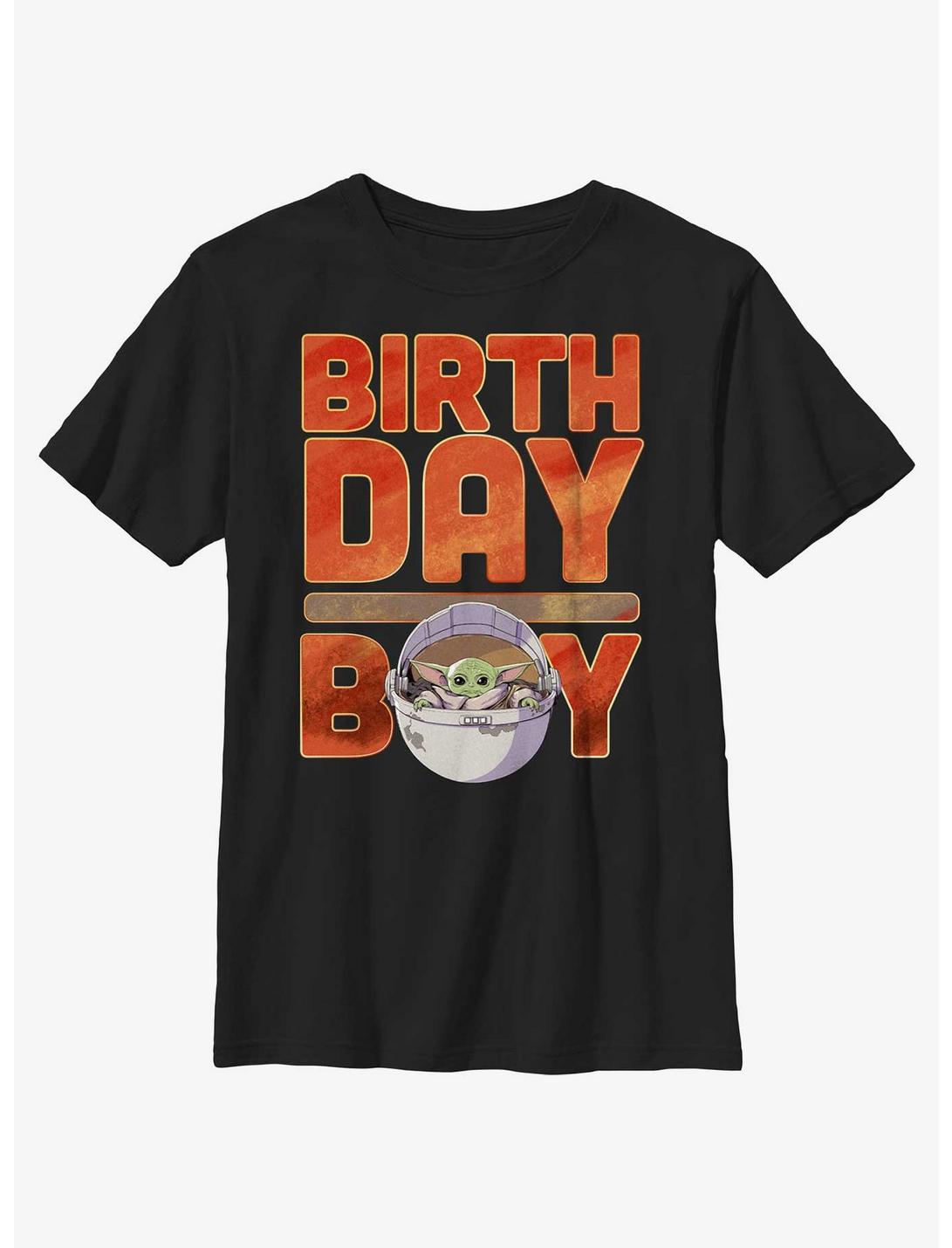 Star Wars The Mandalorian Bday Boy Grogu T-Shirt, BLACK, hi-res
