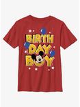 Disney Mickey Mouse Birthday Boy Mickey T-Shirt, RED, hi-res