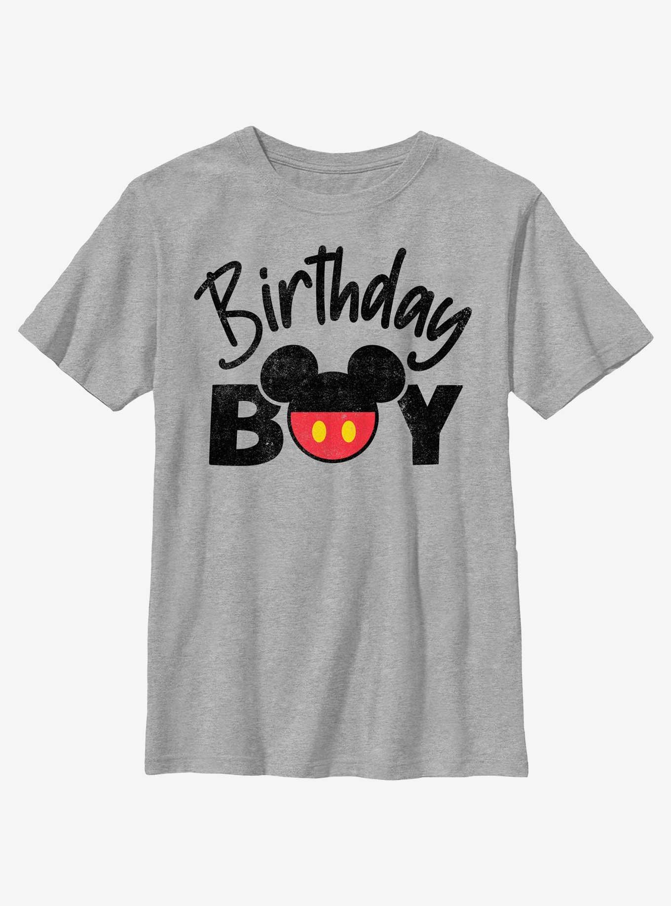 Disney Mickey Mouse Birthday Mouse Ears T-Shirt, ATH HTR, hi-res