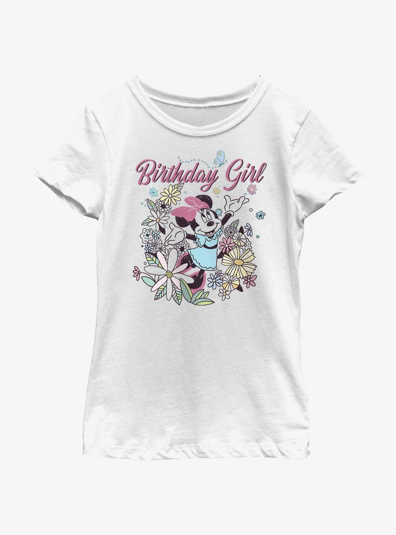 Disney Mickey Mouse Bday Girl Doodle T-Shirt, WHITE, hi-res