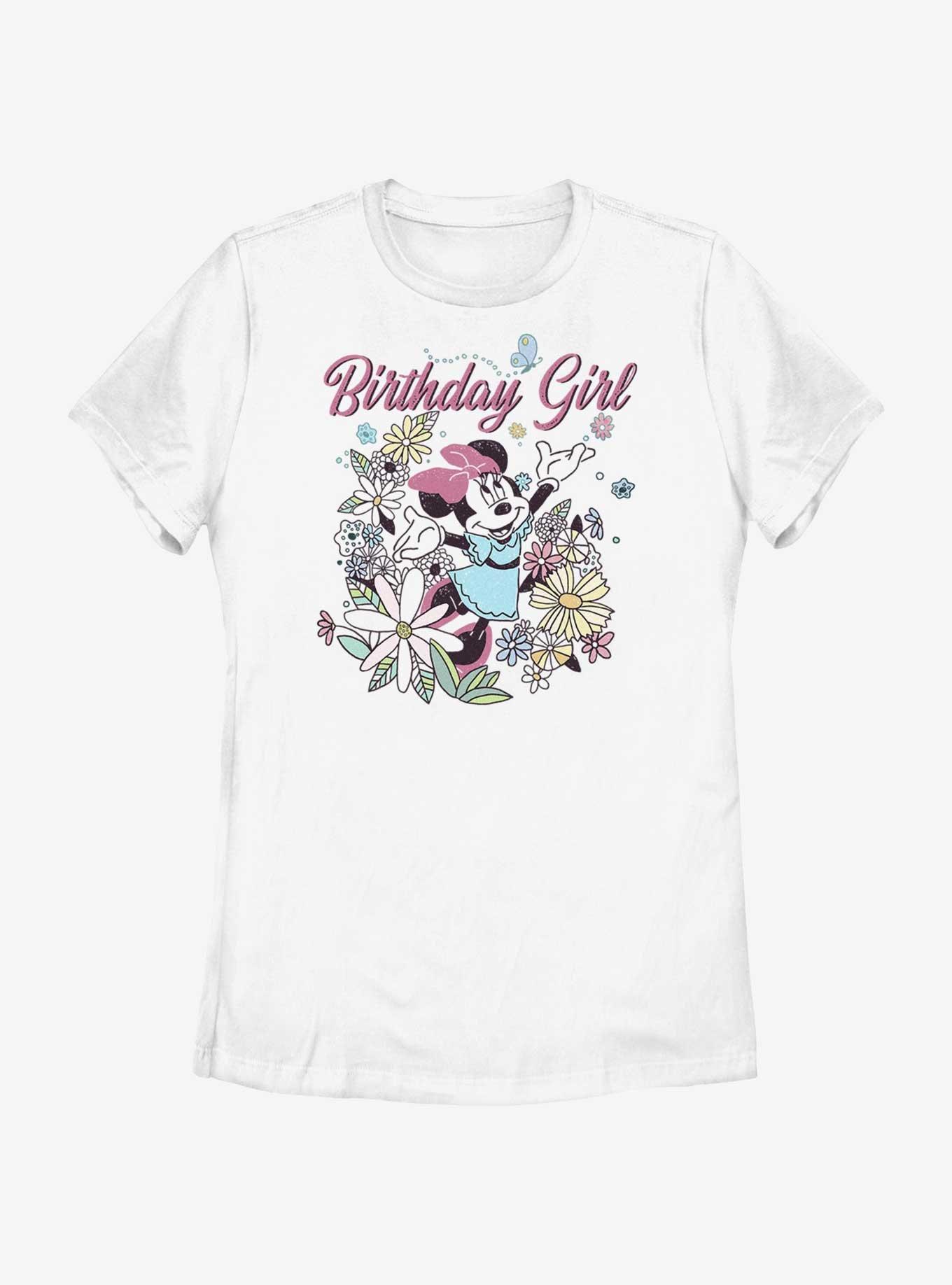 Disney Mickey Mouse Bday Girl Doodle T-Shirt, WHITE, hi-res
