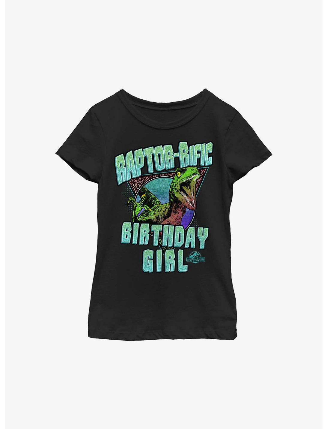 Jurassic Park Raptor Rific Bday Girl T-Shirt, BLACK, hi-res
