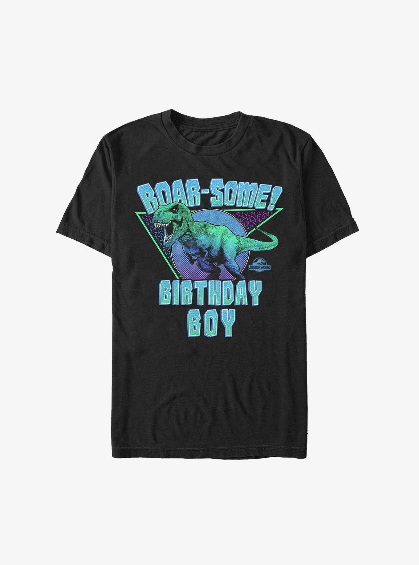 Jurassic Park Roarsome Rex Bday Boy T-Shirt, BLACK, hi-res