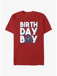 Marvel Captain American Birthday Boy T-Shirt, RED, hi-res