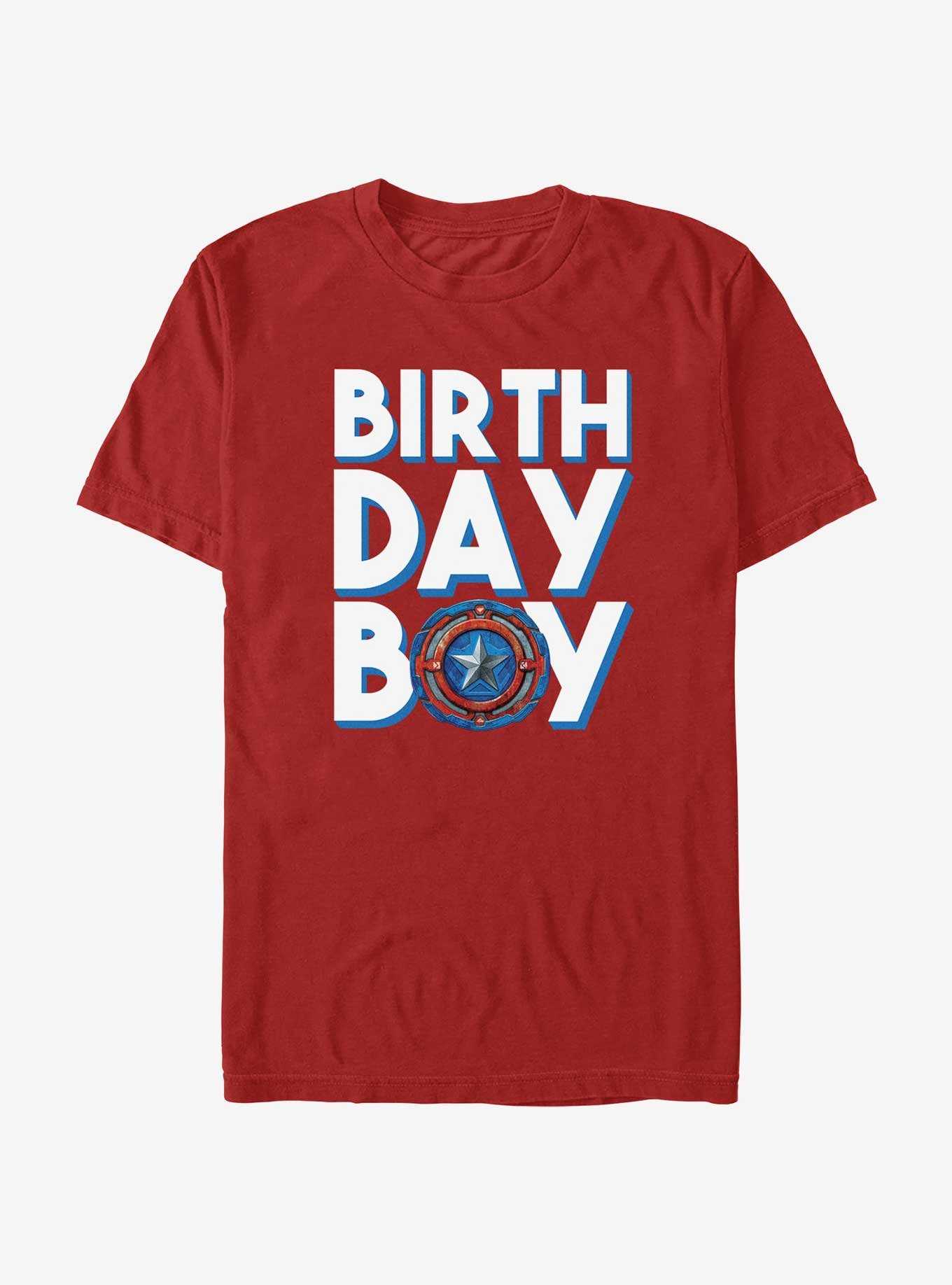 Marvel Captain American Birthday Boy T-Shirt, , hi-res