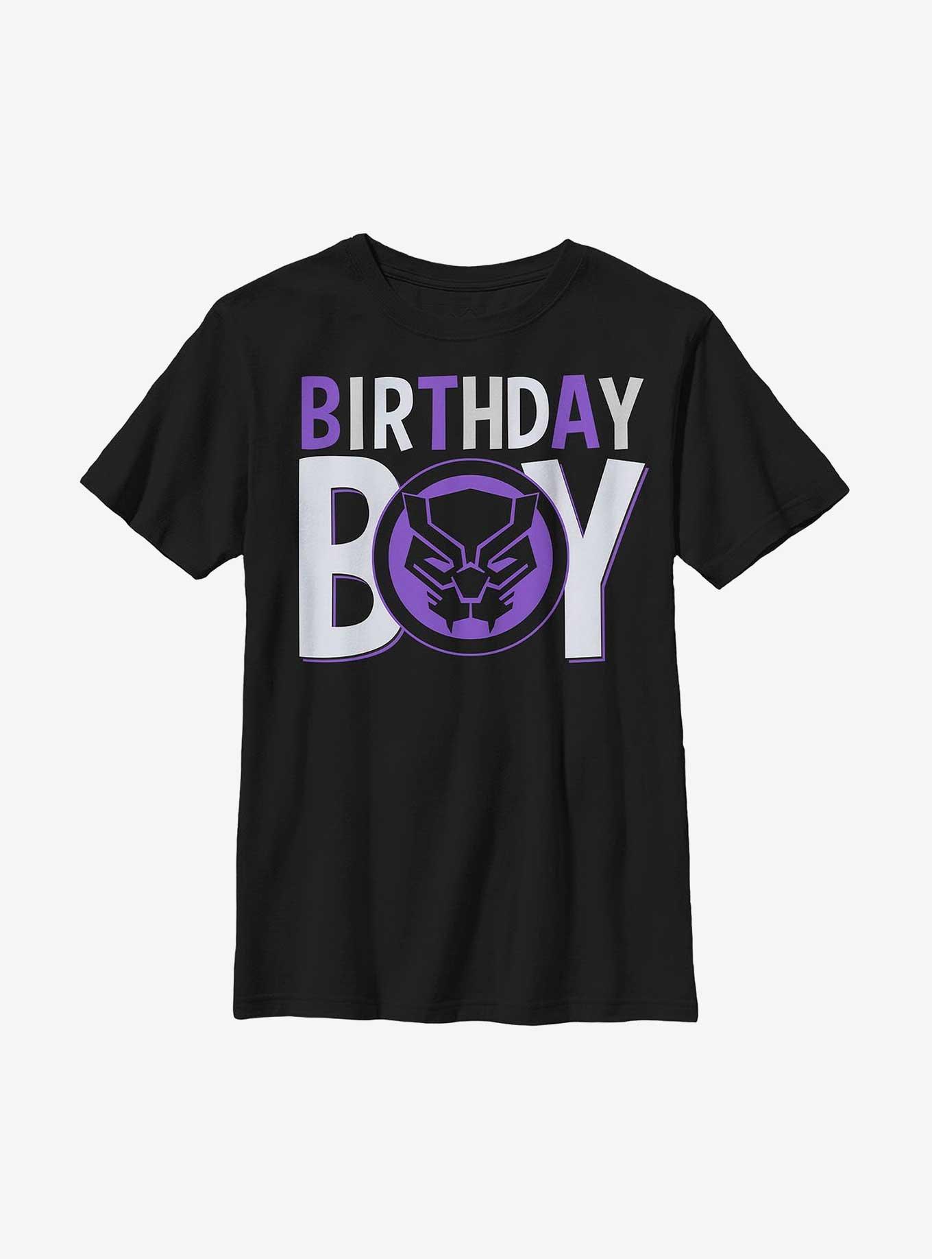 Marvel Birthday Icon Black Panther T-Shirt, BLACK, hi-res
