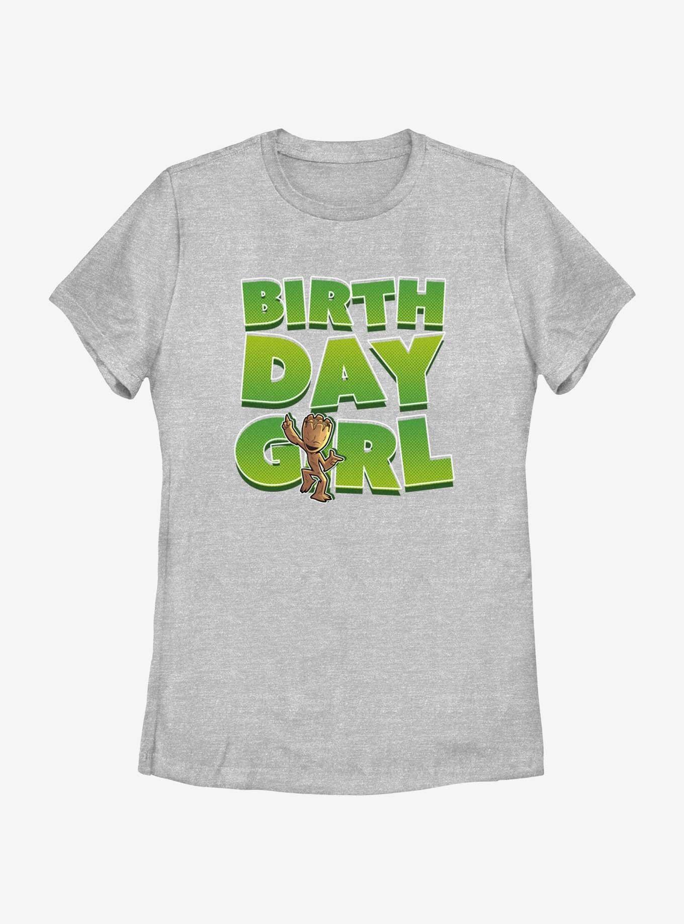 Marvel Guardians Of The Galaxy Guardians Groot Bday Girl T-Shirt, ATH HTR, hi-res
