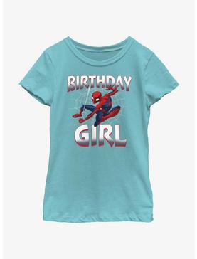 Marvel Spider-Man Web Birthday Girl T-Shirt, , hi-res