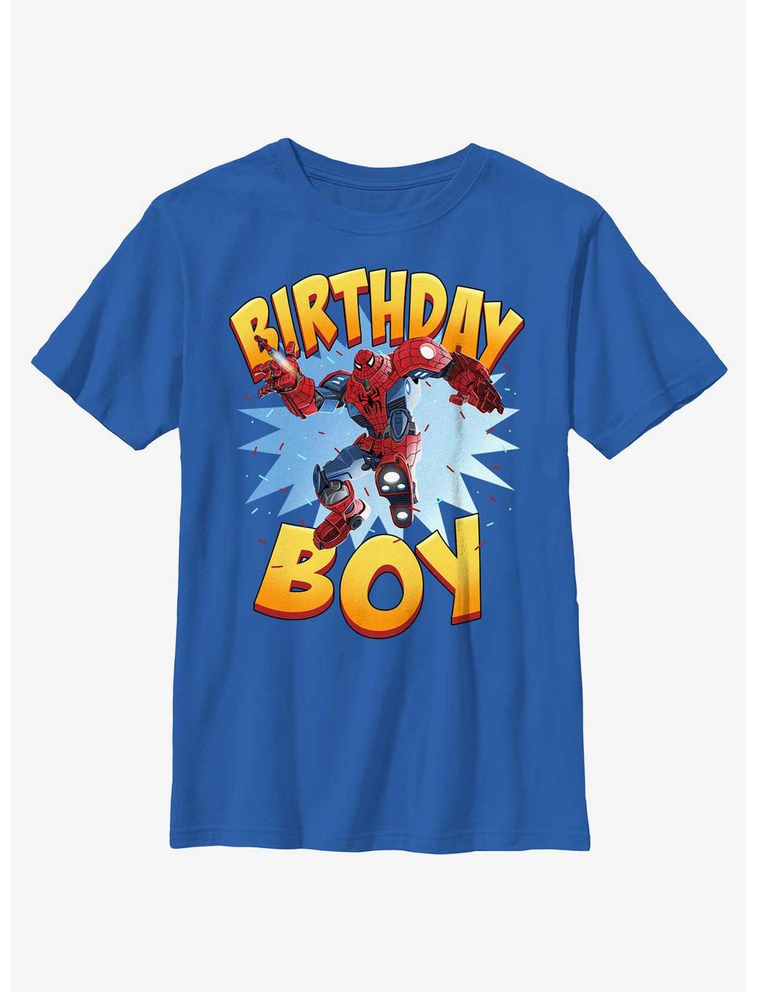Marvel Spider-Man Spidey Boy Bday T-Shirt, ROYAL, hi-res