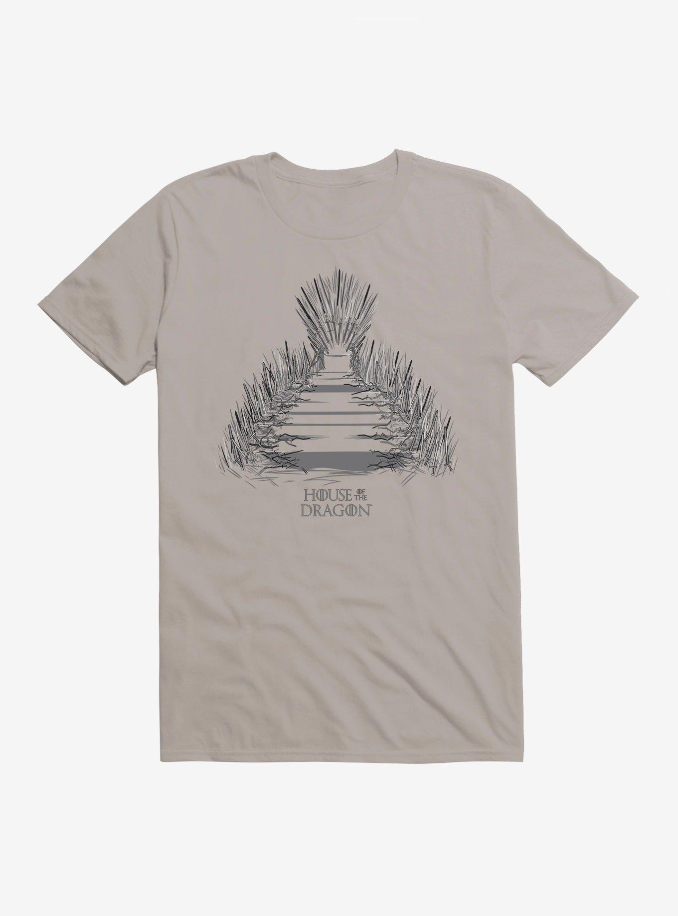 House of the Dragon Road to the Iron Throne T-Shirt, LIGHT GREY, hi-res