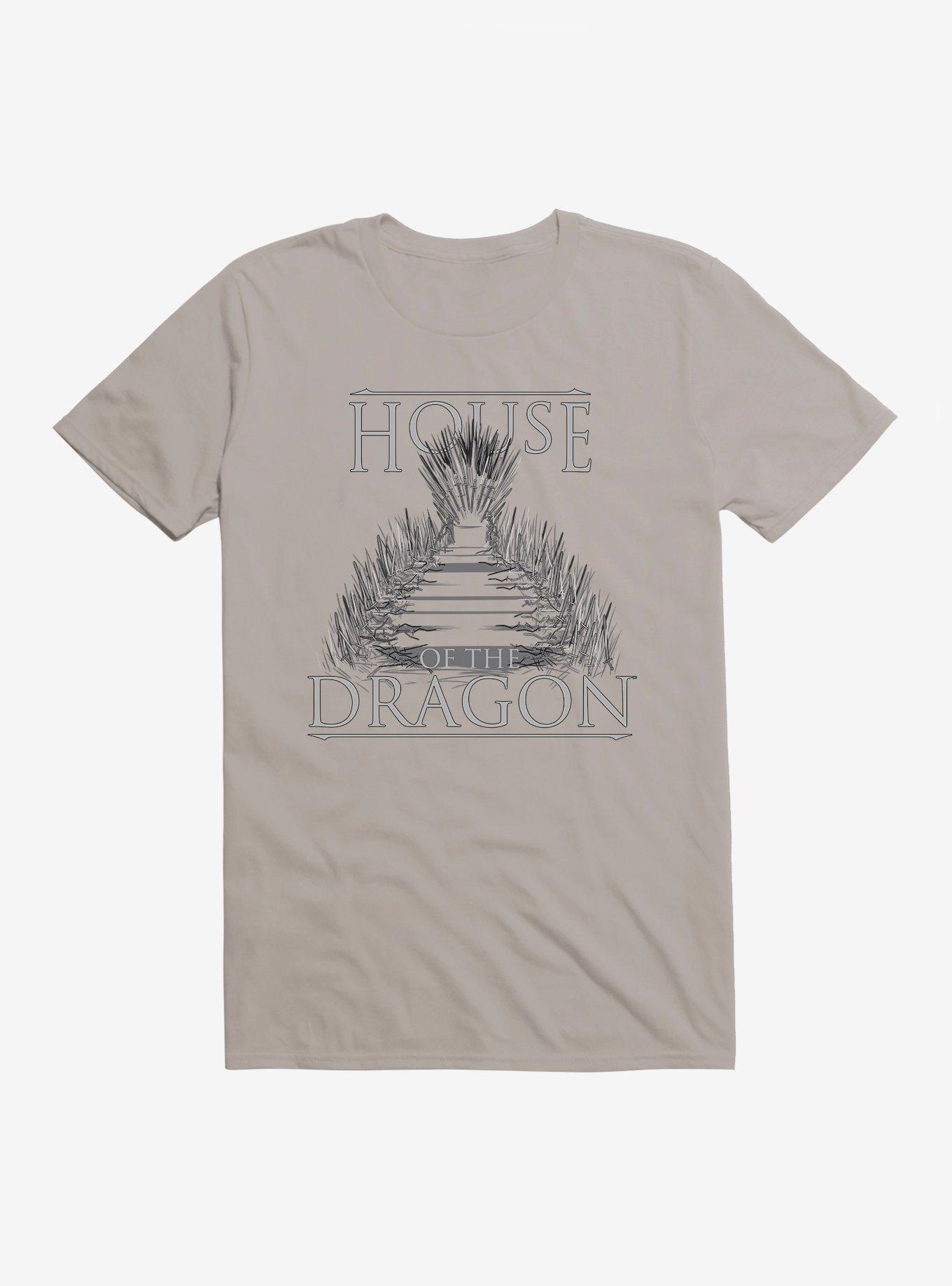 House of the Dragon Road to the Iron Throne T-Shirt, LIGHT GREY, hi-res