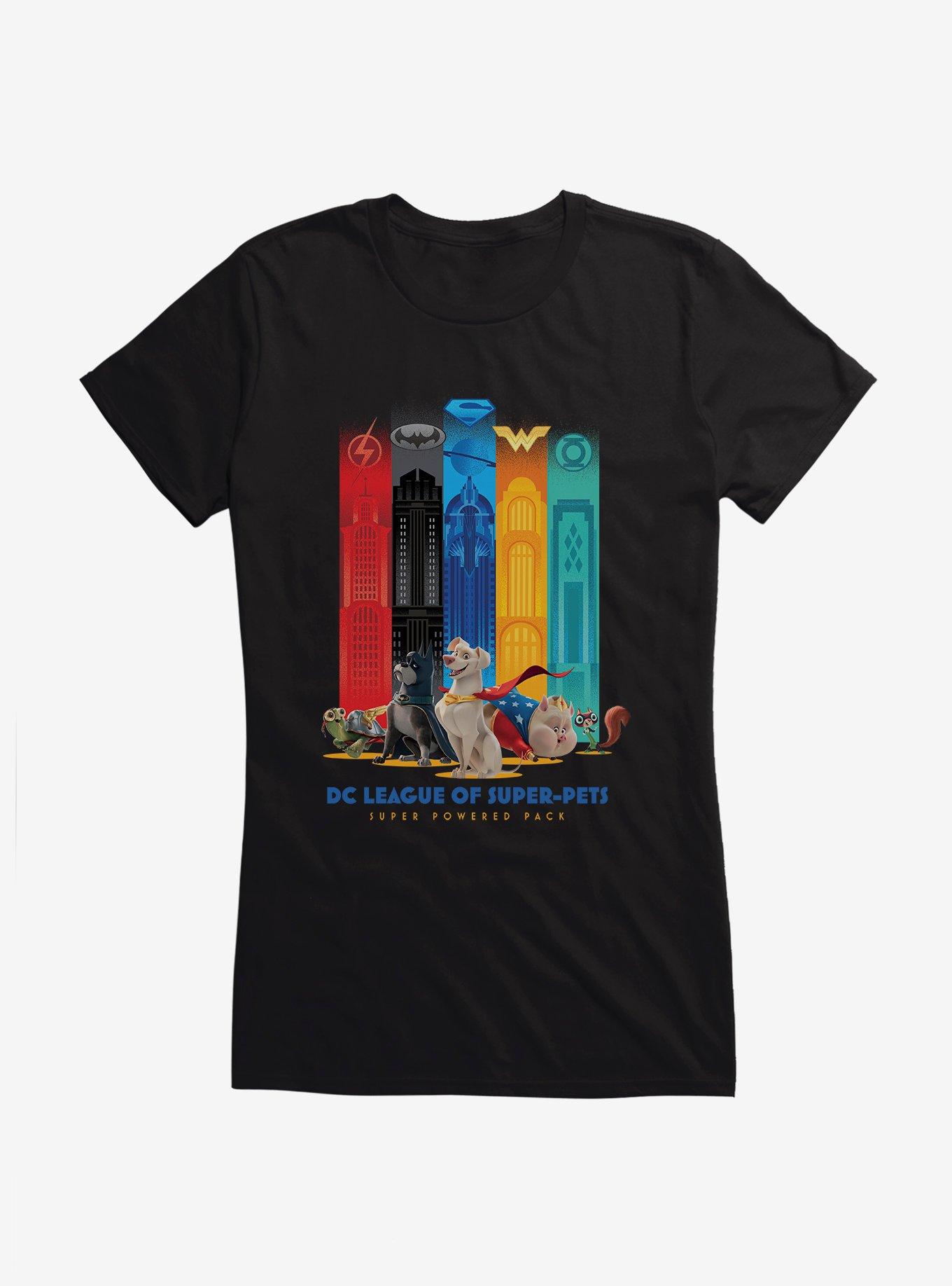DC League of Super-Pets City View Girls T-Shirt