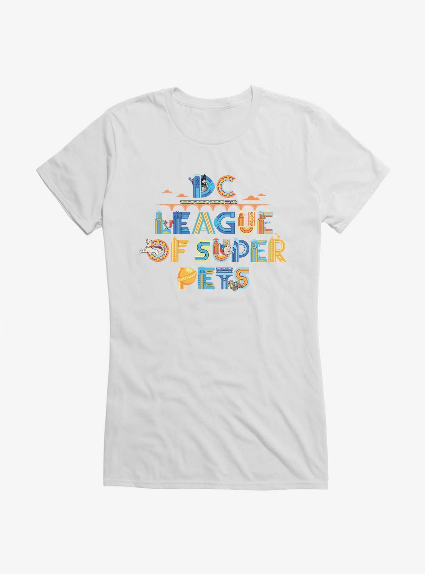 DC League of Super-Pets Metropolis Group Logo Girls T-Shirt, , hi-res