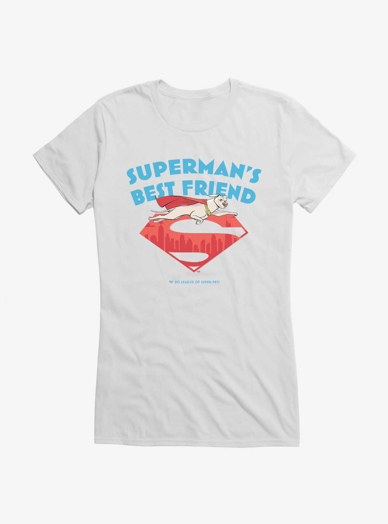 DC League of Super-Pets Character Font Girls T-Shirt, , hi-res