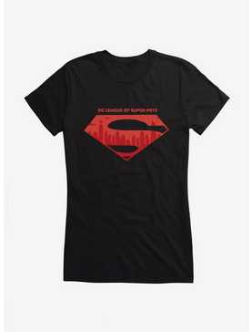 DC League of Super-Pets Superman Logo Girls T-Shirt, , hi-res